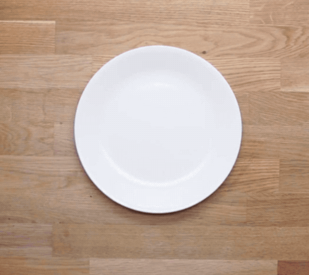 Dekoracja z zielonego jabłka.